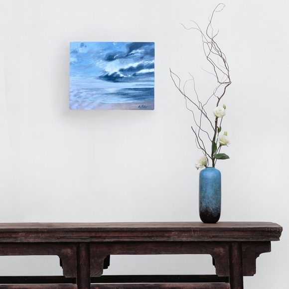 Bari Italy small landscape painting original art - Picture 2 of 2